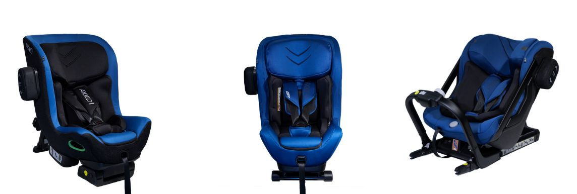 Axkid rear car seats limited edition in blue
